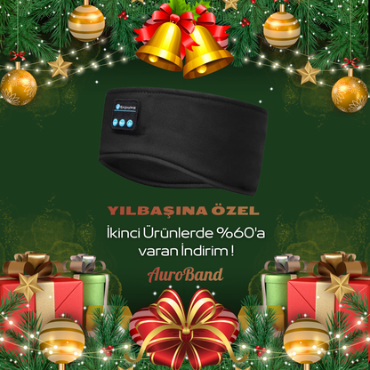 Rahat Elastik Kafa Bandı ve 10 Saatlik Müzik Çalma Özelliğine Sahip Bluetooth 5.0 Uyku Göz Maskesi